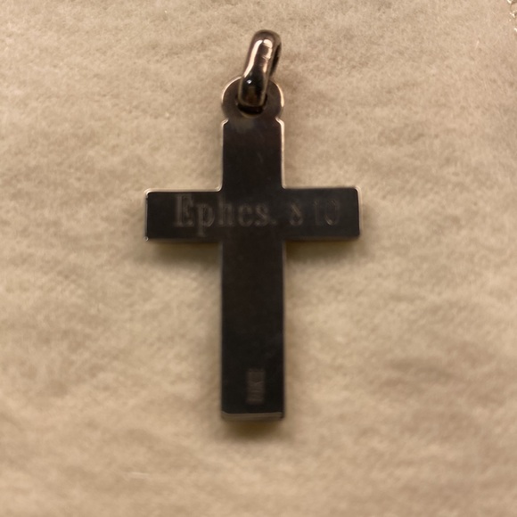James Avery silver cross charm - Picture 3 of 4